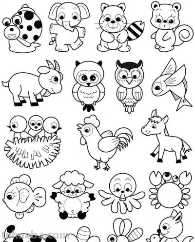 各种小动物的100种画法,十分实用的教程 - 今日头条 各种小动物的100种画法,十分实用的教程 - 图画吧TUHUABA