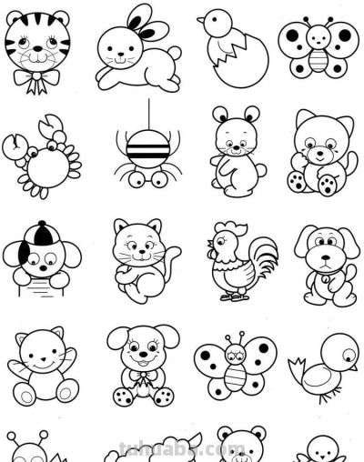 各种小动物的100种画法,十分实用的教程 - 今日头条 各种小动物的100种画法,十分实用的教程 - 图画吧TUHUABA