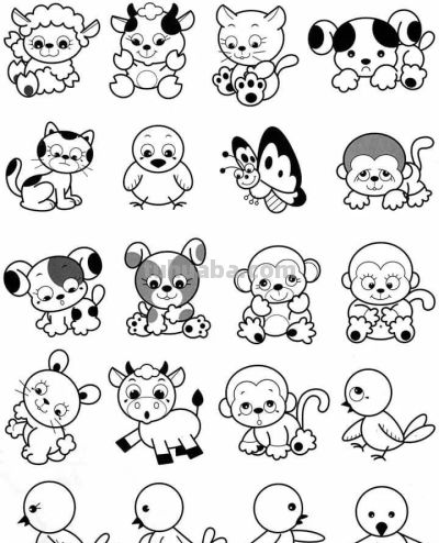各种小动物的100种画法,十分实用的教程 - 今日头条 各种小动物的100种画法,十分实用的教程 - 图画吧TUHUABA