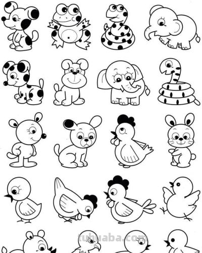 各种小动物的100种画法,十分实用的教程 - 今日头条 各种小动物的100种画法,十分实用的教程 - 图画吧TUHUABA