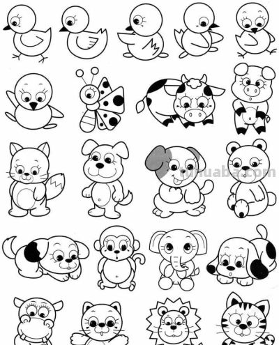 各种小动物的100种画法,十分实用的教程 - 今日头条 各种小动物的100种画法,十分实用的教程 - 图画吧TUHUABA