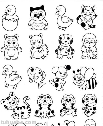 各种小动物的100种画法,十分实用的教程 - 今日头条 各种小动物的100种画法,十分实用的教程 - 图画吧TUHUABA