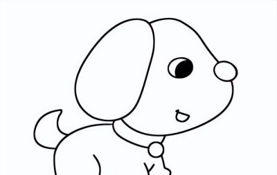 小狗简笔画图片大全 - 今日头条