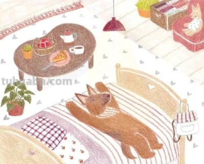 私藏宝藏插画师｜彩铅里的治愈小世界，看完心都化了 - 图画吧TUHUABA