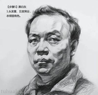 素描头像每个步骤的分析图,精辟! - 今日头条 素描头像每个步骤的分析图,精辟! - 图画吧TUHUABA