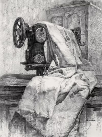 ​江振坤100素静物描作品 - 图画吧TUHUABA
