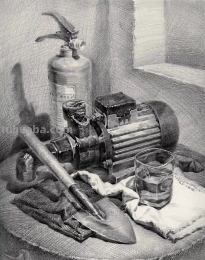 ​江振坤100素静物描作品 - 图画吧TUHUABA