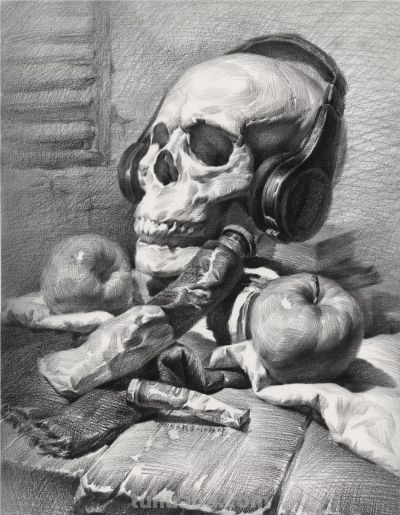 ​江振坤100素静物描作品 - 图画吧TUHUABA