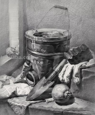 ​江振坤100素静物描作品 - 图画吧TUHUABA
