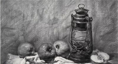​江振坤100素静物描作品 - 图画吧TUHUABA