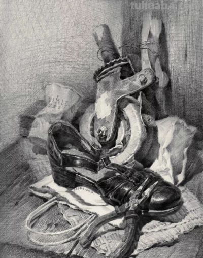 ​江振坤100素静物描作品 - 图画吧TUHUABA