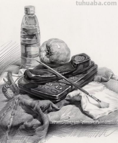 ​江振坤100素静物描作品 - 图画吧TUHUABA