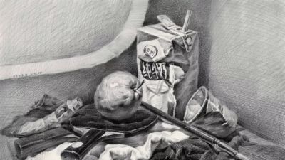 ​江振坤100素静物描作品 - 图画吧TUHUABA