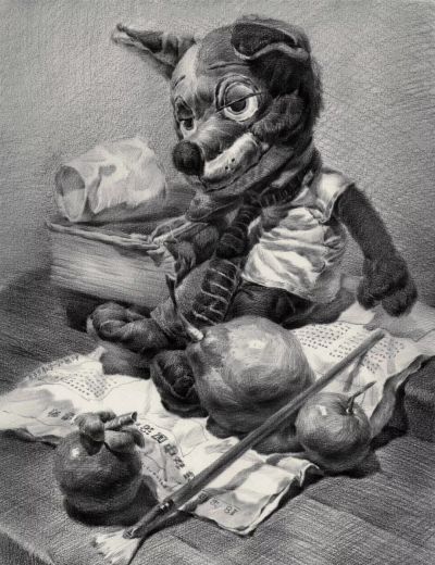 ​江振坤100素静物描作品 - 图画吧TUHUABA