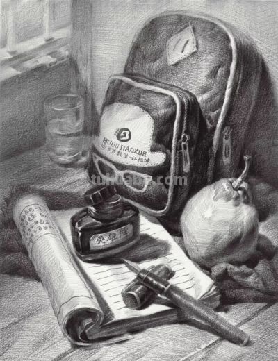 ​江振坤100素静物描作品 - 图画吧TUHUABA