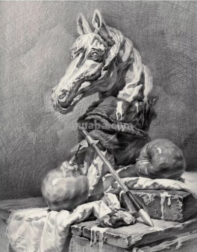 ​江振坤100素静物描作品 - 图画吧TUHUABA