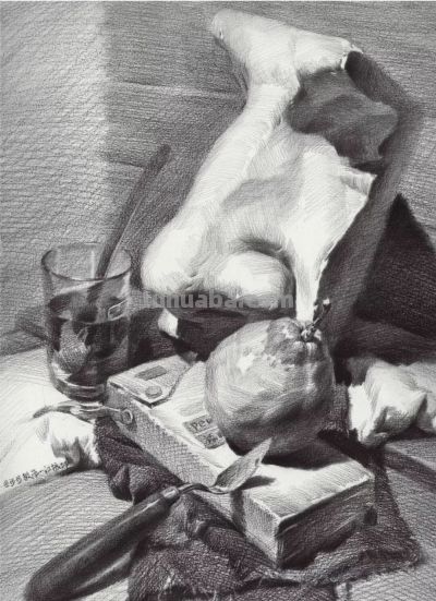 ​江振坤100素静物描作品 - 图画吧TUHUABA