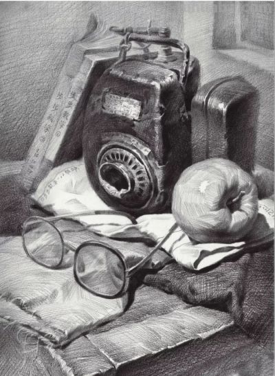 ​江振坤100素静物描作品 - 图画吧TUHUABA