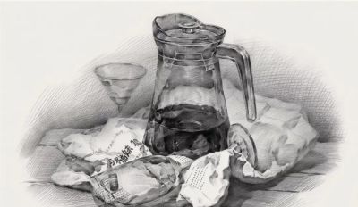 ​江振坤100素静物描作品 - 图画吧TUHUABA