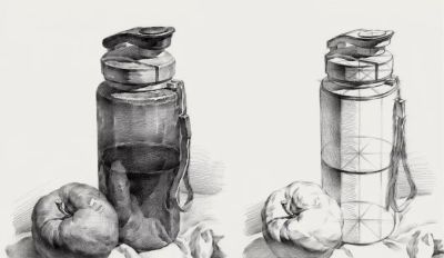 ​江振坤100素静物描作品 - 图画吧TUHUABA