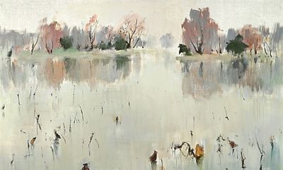 点线交织 色彩氤氲——苏天赐油画作品展 - 图画吧TUHUABA