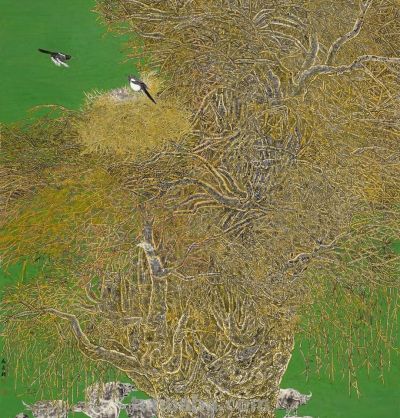 花鸟之语——色彩和线条的世界 - 图画吧TUHUABA