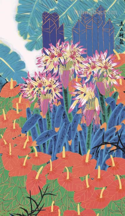 花鸟之语——色彩和线条的世界 - 图画吧TUHUABA