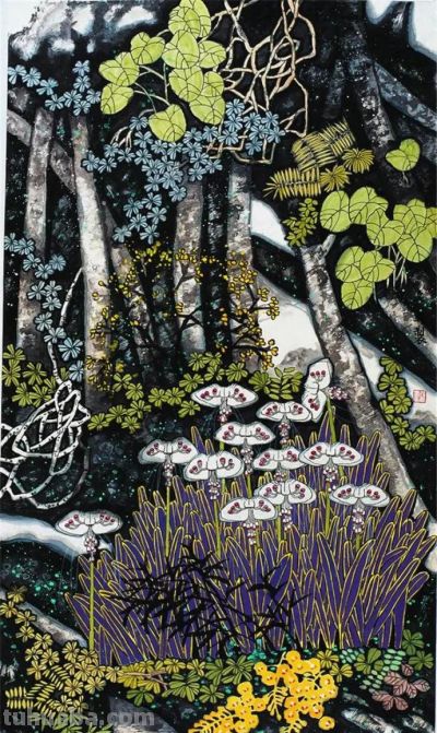 花鸟之语——色彩和线条的世界 - 图画吧TUHUABA