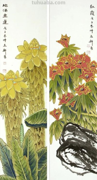 花鸟之语——色彩和线条的世界 - 图画吧TUHUABA