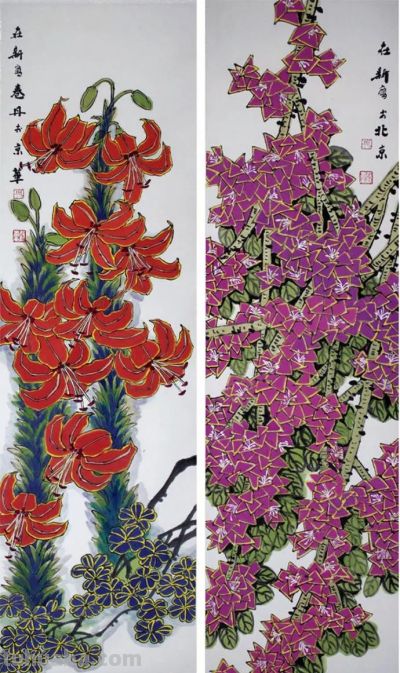 花鸟之语——色彩和线条的世界 - 图画吧TUHUABA