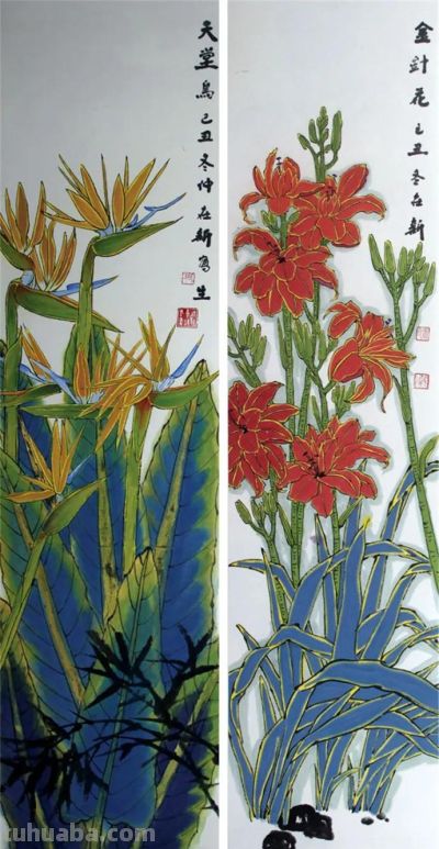 花鸟之语——色彩和线条的世界 - 图画吧TUHUABA