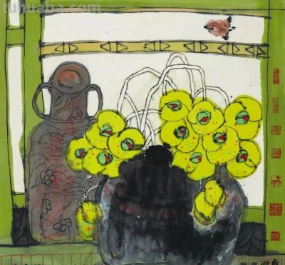 花鸟之语——色彩和线条的世界 - 图画吧TUHUABA