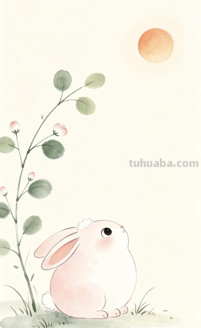 治愈系水彩小动物🌷极简留白太温柔 - 今日头条