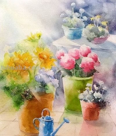 邂逅俄罗斯画家Stitch玛丽的水彩之美 - 图画吧TUHUABA