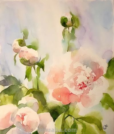 邂逅俄罗斯画家Stitch玛丽的水彩之美 - 图画吧TUHUABA