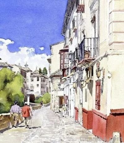 德国画家埃尔克·梅姆勒的水彩 - 今日头条