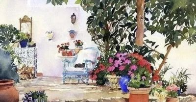 德国画家埃尔克·梅姆勒的水彩 - 图画吧TUHUABA