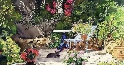 德国画家埃尔克·梅姆勒的水彩 - 图画吧TUHUABA