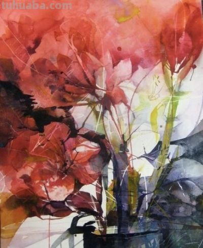 德国画家埃尔克·梅姆勒的水彩 - 图画吧TUHUABA