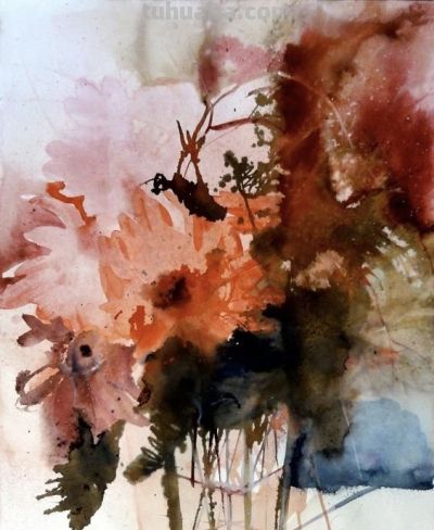 德国画家埃尔克·梅姆勒的水彩 - 图画吧TUHUABA