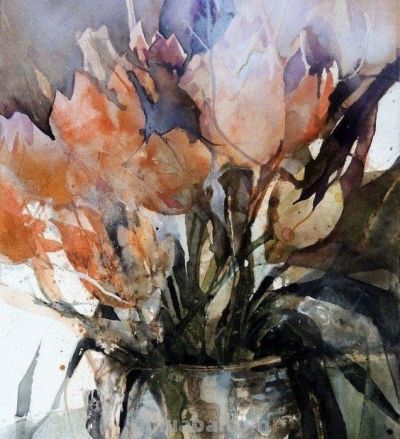 德国画家埃尔克·梅姆勒的水彩 - 图画吧TUHUABA