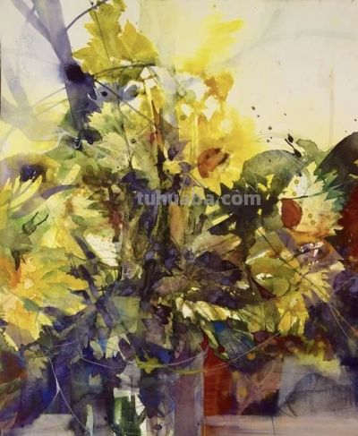 德国画家埃尔克·梅姆勒的水彩 - 图画吧TUHUABA