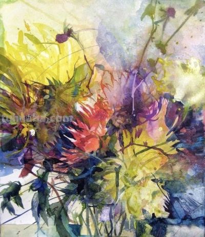 德国画家埃尔克·梅姆勒的水彩 - 图画吧TUHUABA