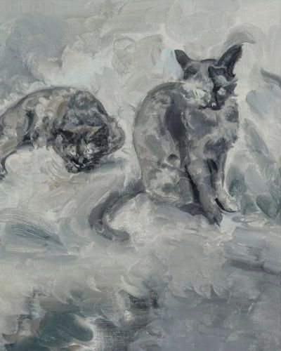 毛焰 2026油画新作 - 图画吧TUHUABA