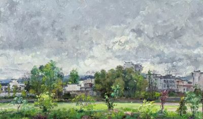 张利华2026春季油画写生作品欣赏 - 图画吧TUHUABA