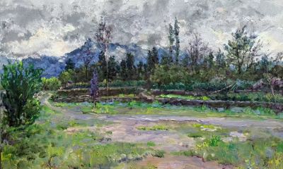 张利华2026春季油画写生作品欣赏 - 图画吧TUHUABA