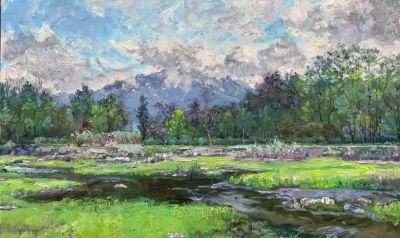 张利华2026春季油画写生作品欣赏 - 图画吧TUHUABA