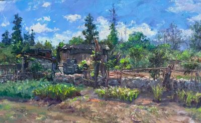 张利华2026春季油画写生作品欣赏 - 图画吧TUHUABA