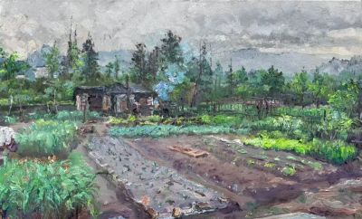 张利华2026春季油画写生作品欣赏 - 图画吧TUHUABA