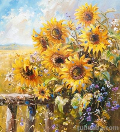 手绘油画作品 - 图画吧TUHUABA
